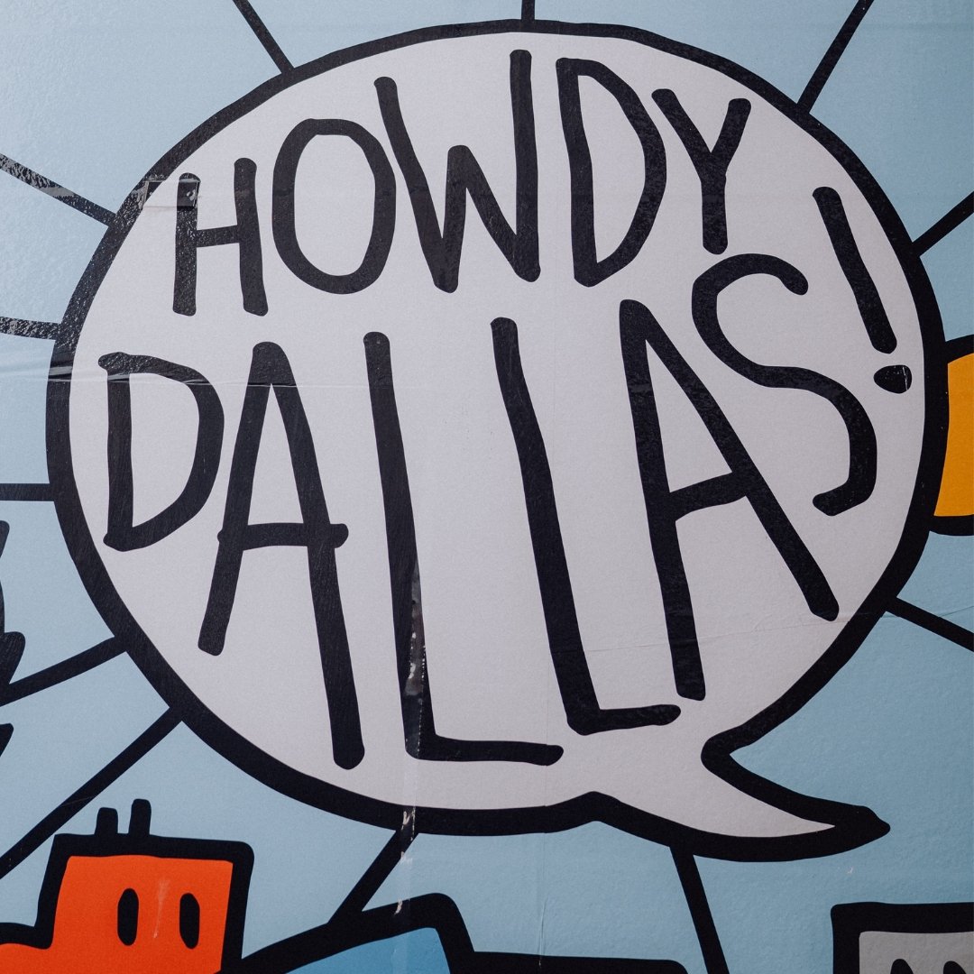 Howdy Dallas sign, representing Fluid IT's warm welcome and diverse IT support for all sizes of businesses in Dallas.